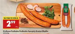 Biedronka Kiełbasa podlaska Kraina Wędlin oferta