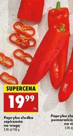 Biedronka Papryka słodka szpiczasta oferta