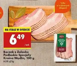 Biedronka Boczek z zalasku Kraina Wędlin Podlaskie Specjały oferta