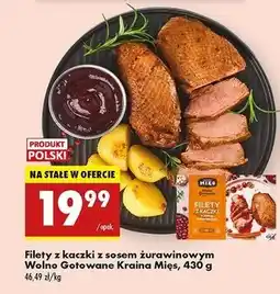 Biedronka Filety z kaczki sosem żurawinowym Kraina Mięs oferta