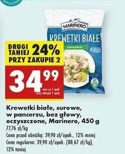 Biedronka Krewetki białe vannamei Marinero oferta