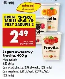 Biedronka Jogurt owoce leśne Fruvita oferta