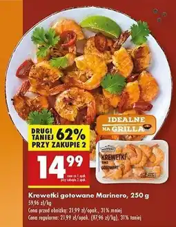 Biedronka Krewetki białe gotowane Marinero oferta