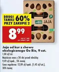 Biedronka Jaja z chowu ekologicznego Gobio oferta