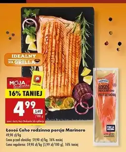 Biedronka Łosoś coho Marinero oferta
