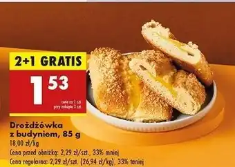 Biedronka Droźdżówka z budyniem oferta
