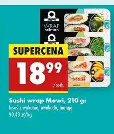 Biedronka Wrapy z łososiem mango Mowi oferta