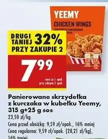 Biedronka Skrzydełka z kurczaka panierowane Yeemy oferta