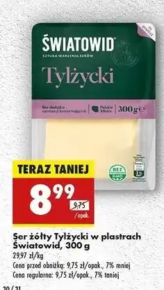 Biedronka Ser tylżycki Światowid oferta