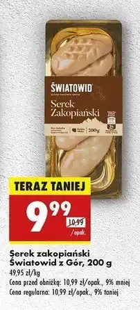 Biedronka Serek zakopiański Światowid oferta