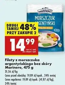 Biedronka Morszczuk argentyński filety bez skóry Marinero oferta