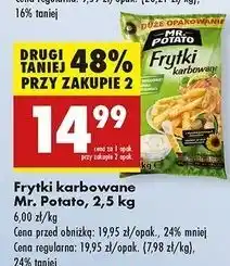 Biedronka Frytki karbowane Mr. Potato oferta