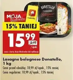 Biedronka Lasagne bolognese Donatello oferta