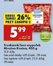 Biedronka Truskawki Mroźna Kraina oferta