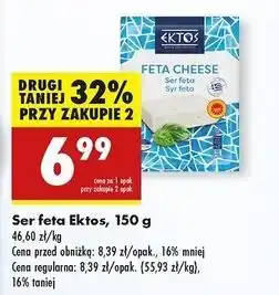 Biedronka Ser feta Ektos oferta
