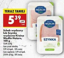 Biedronka Schab wędzony Kraina Wędlin Nature oferta