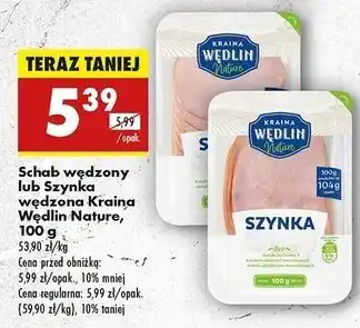 Biedronka Schab wędzony Kraina Wędlin Nature oferta