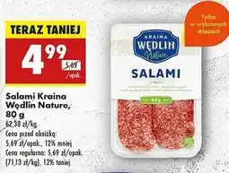 Biedronka Salami Kraina Wędlin Nature oferta