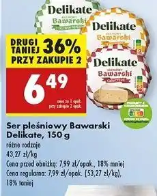 Biedronka Ser bawarski pleśniowy caractere Delikate oferta