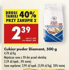 Biedronka Cukier puder Diamant oferta