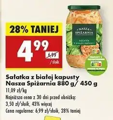 Biedronka Sałatka z białej kapusty Nasza Spiżarnia oferta