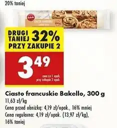 Biedronka Ciasto francuskie Bakello oferta