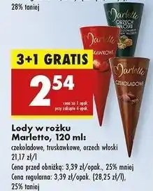 Biedronka Lody orzech włoski Marletto oferta