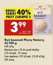 Biedronka Ryz basmati Plony Natury oferta