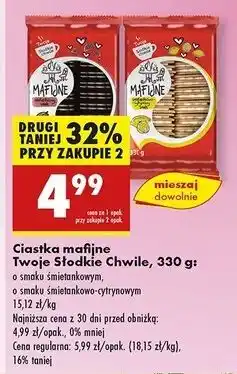 Biedronka Ciastka mafijne lemon Twoje Słodkie Chwile oferta