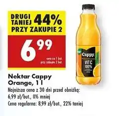 Biedronka Nektar pomarańczowy Cappy oferta