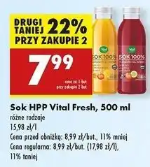 Biedronka Sok jabłko-jagoda-limonka Vital Fresh oferta