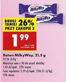 Biedronka Baton mleczny Milky Way oferta