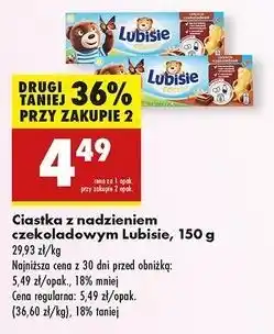 Biedronka Ciastka czekoladowe Lu Petitki Lubisie oferta