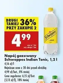 Biedronka Napój indian tonic Schweppes oferta