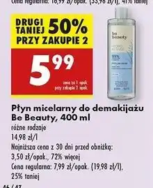 Biedronka Płyn micelarny do demakijażu twarzy i oczu hydrate Be Beauty Face Expertiv oferta