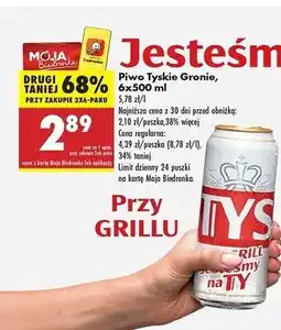 Biedronka Piwo Tyskie Gronie oferta