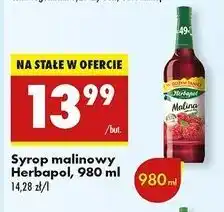 Biedronka Syrop malinowy Herbapol oferta