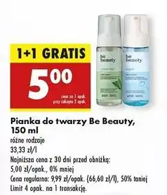 Biedronka Pianka do twarzy algae Be Beauty oferta