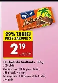 Biedronka Herbatniki Krakuski Maltanki oferta