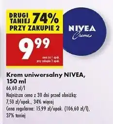 Biedronka Krem do twarzy i ciała Nivea Creme oferta