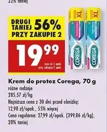 Biedronka Krem mocujący do protez Corega Ochrona Dziąseł oferta