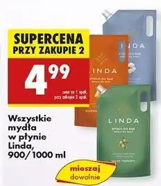 Biedronka Mydło w płynie bawełna Linda oferta