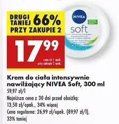 Biedronka Krem do twarzy i ciała intensywnie nawilżający Nivea Soft oferta