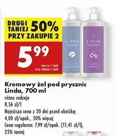 Biedronka Żel pod prysznic bawełna Linda oferta