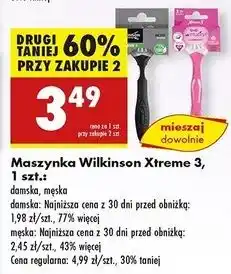 Biedronka Maszynki do golenia cherry blossom Wilkinson My Intuition Comfort oferta