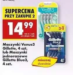Biedronka Maszynki do golenia Gillette Blue 3 Comfort oferta