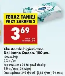 Biedronka Chusteczki świąteczne Queen Delikatne oferta