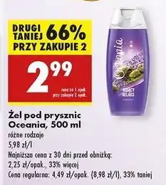 Biedronka Żel pod prysznic kojący relaks Oceania Essential oferta