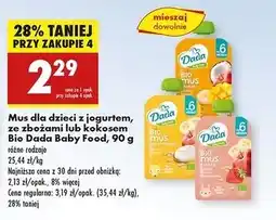 Biedronka Mus + kokos jabłko-banan-ananas Dada oferta