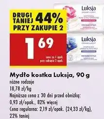 Biedronka Mydło linen & rice milk Luksja Creamy Soft oferta